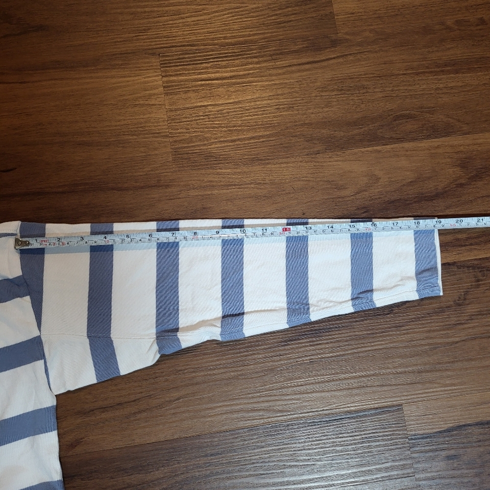 AYR The Early Morning Tee in Overcast Stripe Size Small - Picture 7 of 11